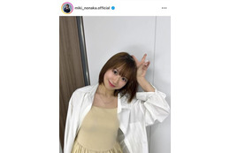 モー娘。野中美希、高橋愛から譲り受けた“おさがり”コーデSHOTに反響「うれしさが伝わる」「似合ってて可愛い」 画像