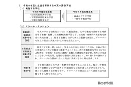 【中学受験2026】山口県、新中学2校の入試方法など発表