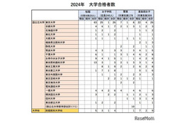 女子難関4校の大学合格実績…最多は桜蔭63人