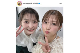 矢口真里、石川梨華との元モー娘。仲良しSHOTにファン喜び「黄金コンビ」「キラキラしてる」