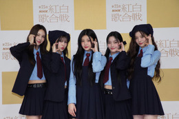 【紅白リハ2日目】ILLITイロハ、尊敬するTWICEとの共演に喜び「いろんなアドバイスをいただけたら」 画像
