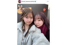 譜久村聖、後輩・岡村ほまれと高級スイーツ堪能！仲良しSHOTに「ふくほま最高」「なんという可愛い世界」