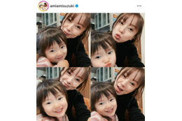 鈴木亜美、2歳長女との仲良し親子SHOTにファンほっこり「姉妹みたい」「かわいすぎるー！」