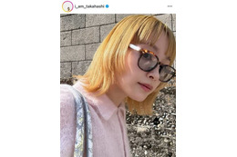 高橋愛、雰囲気ガラリ！金髪イメチェンSHOTに「最高にオシャレ」「とても似合ってます」の声