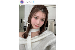 めるる、カメラを見つめるキュートSHOTにファン悶絶「なんでそんなに可愛いの？」「癒された」