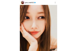 後藤真希、美肌が際立つ“盛れメイク”SHOTにファンうっとり「ビジュ最高」「何この可愛さ」