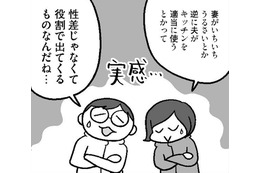 性差ではなく役割で決まる？ 口うるさい女と適当な男の真理を見た！【どんどん仲良くなる夫婦は家事をうまく分担している。  #５】
