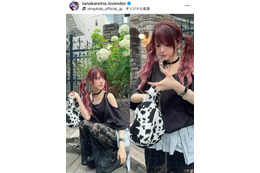 田中れいな、ツインテール×美肩ちら見せの夏コーデに反響「めっちゃ可愛い」「オシャレ」