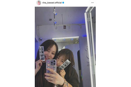 川栄李奈、“AKB時代から仲良し”高橋朱里との旅行SHOTに「エモい」「やっぱりこのコンビいいね」の声