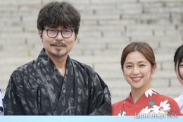 中村アン・小澤征悦・Aぇ! group小島健・影山優佳ら、七夕の願い事明かす 華やか浴衣姿でドラマヒット祈願【こんばんは、朝山家です。】