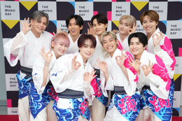 超特急、特別仕様の阿波踊り衣装でパフォーマンス 今夏の目標明かす【「THE MUSIC DAY 2025」囲み取材】