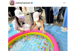 藤本美貴、9歳長女＆5歳次女のほっこりSHOTに「とっても可愛い」「癒されます」の声