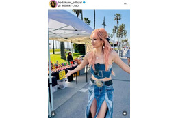 「スタイル良過ぎる」倖田來未、美ボディを披露したMVオフSHOTに反響「ここまで着こなせるのは流石」