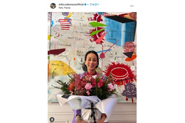 パリ在住・中村江里子アナ、子どもたちの過去写真公開「美形家族」「スタイル良い」の声