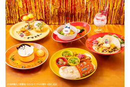 東京・池袋で「映画クレヨンしんちゃんカフェ」ナン主役のコンボやシロのカレーピラフ、“味変”ラッシー提供