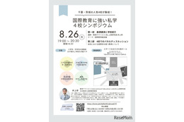【中学受験】【高校受験】千葉、茨城の国際教育に強い私学シンポ8/26
