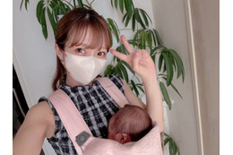 辻希美、生後1ヶ月の次女＆6歳三男の目に見える成長に嬉し涙「良かったぁ」