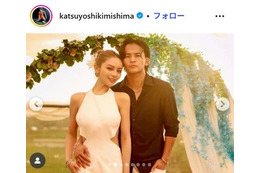 「シャッフルアイランド」かつよし＆フィーナカップル、密着動画公開 交際近況報告に「幸せ全開」「美男美女すぎる」の声