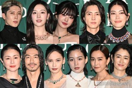【写真特集】Snow Man目黒蓮・中島健人・IVEウォニョン・山下智久ら「ブルガリ」展覧会フォトコールに豪華集結＜第一夜＞