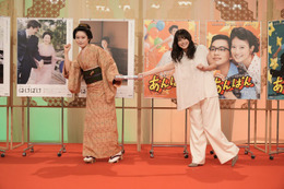 「あんぱん」今田美桜から「ばけばけ」高石あかりへ朝ドラ主演バトンタッチ プレゼント交換も