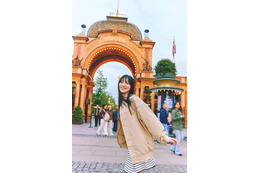 日向坂46河田陽菜、夜の遊園地でデート気分 2nd写真集先行カット公開 画像