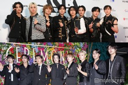 Stray Kidsメンバー、人気バンドの韓国公演に豪華差し入れ ATEEZメンバーらも観覧で集合ショット公開 画像