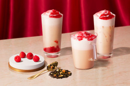 スタバ“ジョイフルメドレー×ラズベリー”の新フラペ＆ラテ、全国24のティー特化型店舗に登場 画像