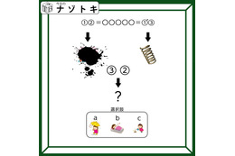 クイズです!「インクに隠れているイラストを推測しましょう」ヒントは、違う意味を持つ同じ言葉【難易度LV3.・中辛】