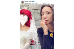 hitomi、16歳長女との“Dハロ”満喫SHOT公開「娘はやりたい仮装で大満足だったみたい」
