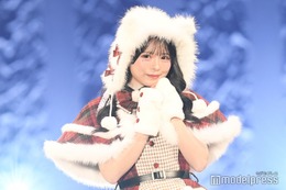 iLiFE!心花りり、耳付き帽子×サンタ風ミニワンピで観客魅了 投げキスにキュン【サツコレ2025A/W】 画像