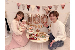 辻希美、杉浦太陽と一緒に次女の百日祝い「毎日沢山の幸せを杉浦家にくれる」「大好きっ」