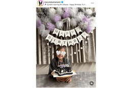 丸高愛実、長女が7歳に！笑顔弾けるバースデーSHOTに反響「嬉しそう」「めちゃくちゃかわいい」