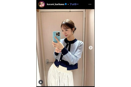 「Oha！4」キャスター刈川くるみ、素肌弾けるお風呂ショット披露「透明感がすごい」「骨格から綺麗」と絶賛の声 画像