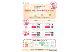 東京都、不登校の小中学生保護者向けセミナー…会場とオンラインで開催