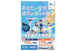 大学生等向け海外留学支援制度「東京グローバル・パスポート」第1期生募集