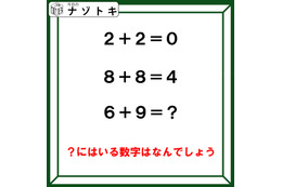 クイズです！「２+２＝０、８＋８＝４。６＋９はなに？」計算の答えにはある法則があります【難易度LV３.・中辛】