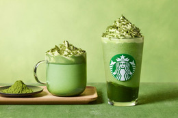 【スタバ新作】玉露抹茶フラペ＆ラテ、抹茶スコーン、抹茶カステラ…怒涛の“緑”づくしの冬ラインナップ