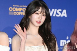 IVEウォニョン、ミニ丈×レースタイツから美脚スラリ「圧巻のスタイル」「女神級の美しさ」と反響