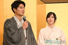 【松井珠理奈＆ボイメン辻本達規結婚会見】出会いは11年前の名古屋駅 ライバル心から恋心へ 画像