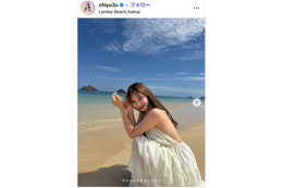 元AKB48河西智美、美ボディ際立つヒョウ柄ビキニのハワイショット公開「スタイル抜群」「すごく似合ってる」と反響