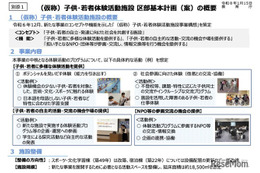 東京都、子供・若者体験活動施設区部基本計画（案）への意見募集