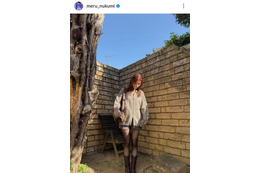 めるる、ほっそり美脚が際立つショーパンコーデに絶賛の声「綺麗すぎる」「大人っぽい」