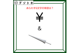 クイズです！「この図は何を表す？」答えは６文字。記号とイラストは何か言葉にしてみましょう【難易度LV２.・甘口】