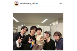 M!LK佐野勇斗、アリーナツアー完走を報告！ドラマ『ESCAPE』共演者との集合SHOTも「久々会えて嬉しかったぁー！」