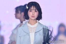 乃木坂46筒井あやめ、ガーリコーデで魅力輝く レースワンピが可愛い【TGC2026 S/S】 画像
