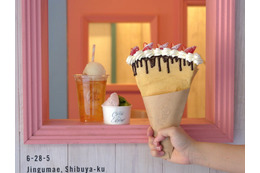 原宿に「クレープとエスプレッソとジェラートと」パリパリ生地＆多彩なフレーバーのデザート体験提供