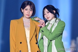 “元ラストアイドル”高嶺のなでしこ・橋本桃呼＆フルコース阿部菜々実がランウェイ競演 カラージャケットのイロチコーデ【IDOL RUNWAY COLLECTION 2026】 画像