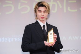 本田響矢「めおと日和」愛語る「人としても成長することができた大切な作品」助演俳優部門1位に感謝【モデルプレス ベストドラマアワード 授賞式】