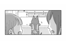 片付けをする猫のふわふわな後ろ姿…すぐに顔を近づけ吸いたくなるのは人間の本能？【家政婦よんだら猫がきた #９】