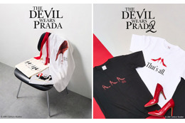 赤いハイヒールのTシャツも『プラダを着た悪魔』＆『プラダを着た悪魔2』限定アパレルがPLAZAに登場